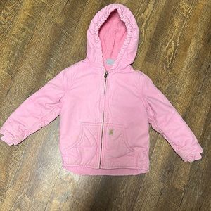 Carhartt Toddler Girls Winter Coat w/Sherpa